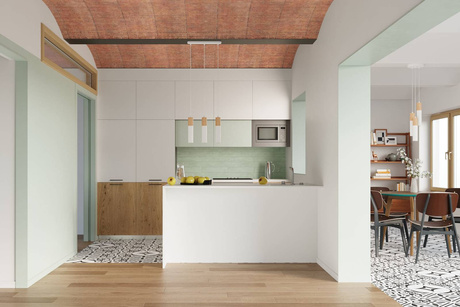 Hanging Lamp PABLO 2 white + 2x LED Bulb GU-10 3000K Warm 7W 620lm