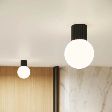 Wall lamp HALO black IP44