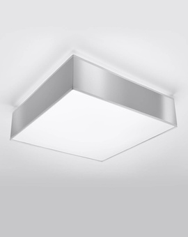 Ceiling light fixture HORUS 35 GREY + 2x LED Bulb E27 3000K Warm 7.5W 620lm