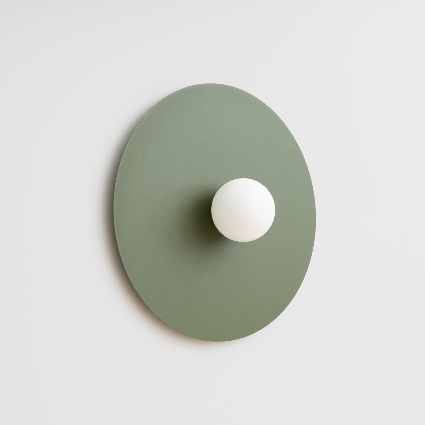 Wall lamp AKE 50 olive green