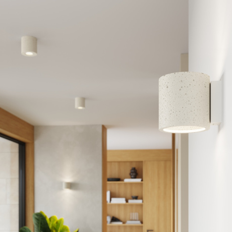 Ceiling lamp ORBIS concrete beige