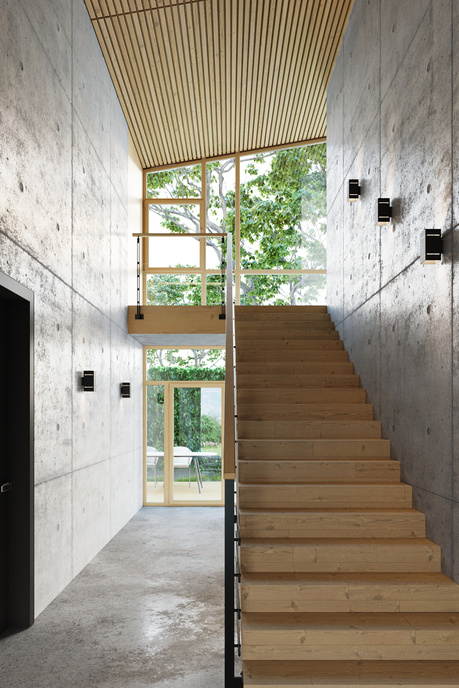 Wall lamp BLOCCO black + 1x LED bulb G9 4000K Cool White 4.5W 530lm