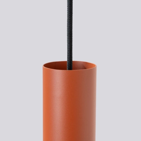 Pendant lamp LAGOS 3L red ochre
