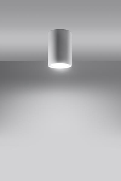 Ceiling lamp LAGOS 10 white +1x LED Bulb GU-10 4000K Cool 7W 630lm