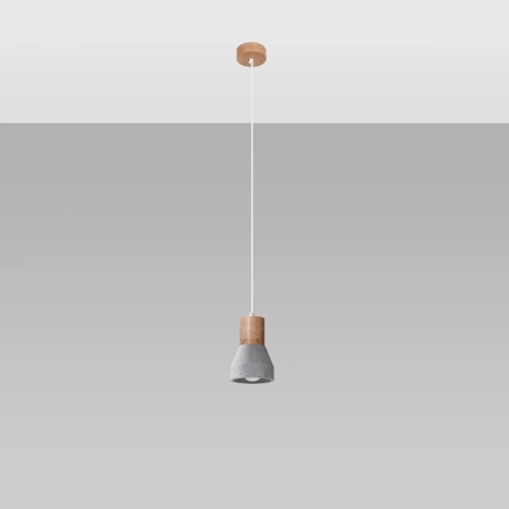 Pendant lamp QUBIC grey