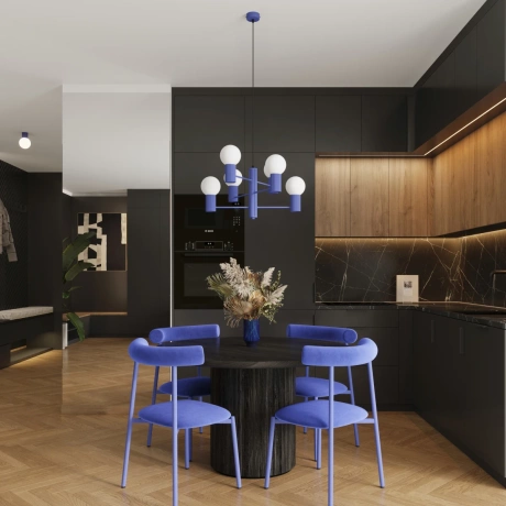 Chandelier HALO 6 ultramarine