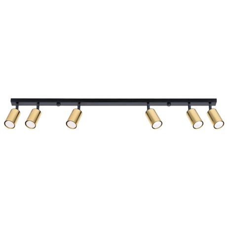 Ceiling lamp WINX 6L black/gold