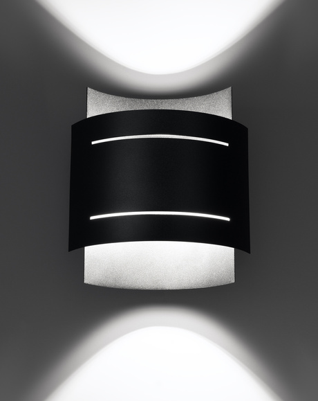 Wall lamp HESTIA black + 1x LED Bulb G9 4000K Cool White 4.5W 530lm