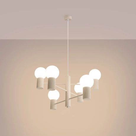 Chandelier HALO 6 beige