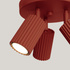 Ceiling lamp KARBON 3P red ochre