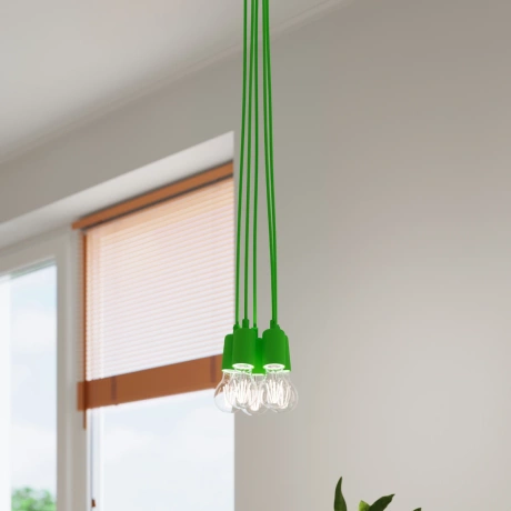Pendant lamp DIEGO 1 green