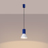 Pendant lamp ESTRIA 1 white/ultramarine