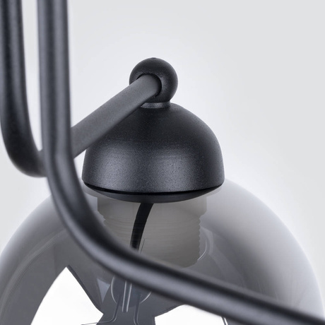 Chandelier FILLAN 3 black + 3x LED Bulb E27 3000K Warm 7.5W 620lm