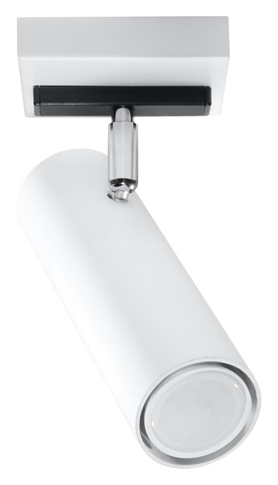 Ceiling lamp DIREZIONE 1 white + 1x LED Bulb GU-10 3000K Warm 7W 620lm