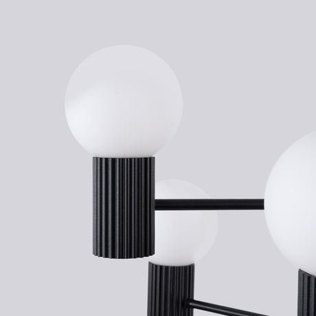 Chandelier HALO 6 black