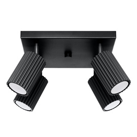 Ceiling lamp KARBON 4 black