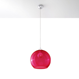 Pendant lamp BALL red