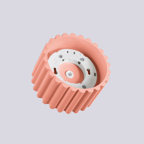 Ceiling lamp AURA 1 peach Gx53