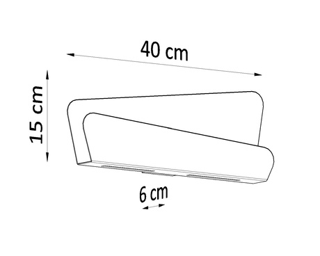 Wall lamp BASCIA white + 2x LED Bulb G9 4000K Cool White 4.5W 530lm
