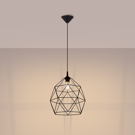 Pendant lamp TRIOM 30 black