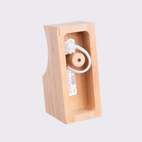 Wall lamp BULBO natural wood