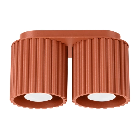 Ceiling lamp AURA 2 red ochra GU10