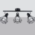 Ceiling lamp ARTEMIS 3 black