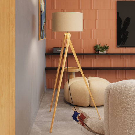 Floor lamp NATT beige
