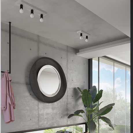 Ceiling lamp TAVO 3 + 3x LED Bulb E27 3000K 7W 760lm.