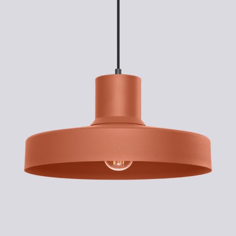 Pendant lamp BILO red ochre