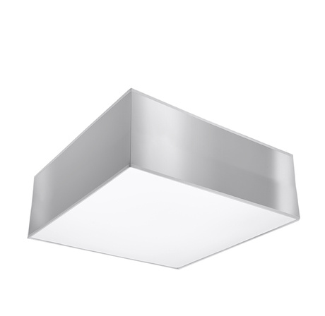 Ceiling lamp HORUS 25 GRAY + 1x LED Bulb E27 4000K Cool White 7.5W 650lm