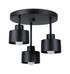 Ceiling lamp SAVAR 3 black + 3x LED Bulb E27 3000K Warm 7.5W 620lm