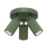 Ceiling lamp KARBON 3P olive green
