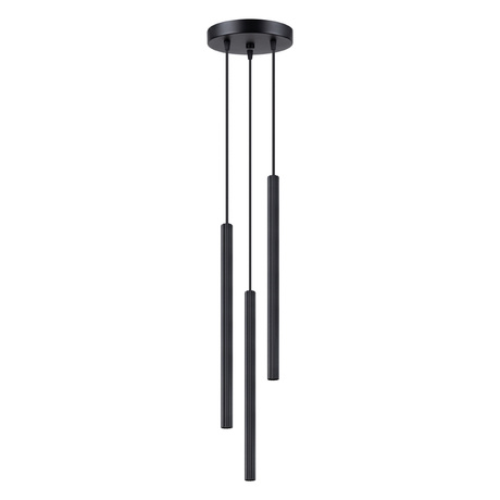Hanging lamp ARCHE 3P black + 3x LED Bulb G9 3000K Warm White 4.5W 450lm
