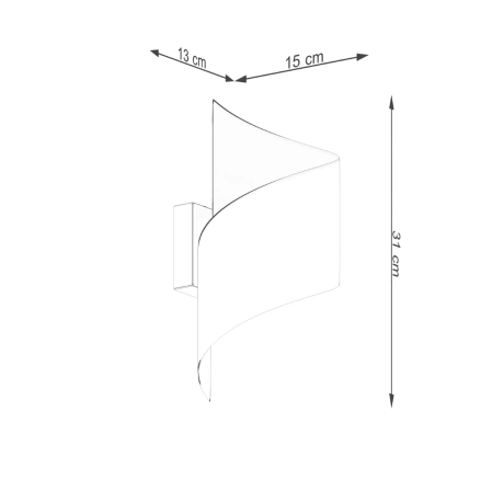 Wall lamp TALASSA black