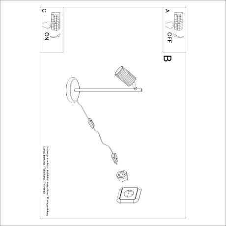 Ceiling lamp KARBON 4L taupe