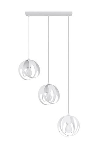 Ceiling lamp TULOS 3L white + 3x LED Bulb E27 3000K Warm 7.5W 620lm