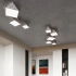 Ceiling lamp HEXA 45 silver