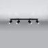 Ceiling lamp RING 4L black