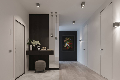 Wall light QUAD 1 gray + 1x LED Bulb G9 3000K Warm 4.5W 510lm