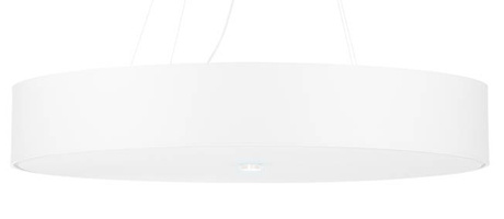 Chandelier SKALA 80 white + 6x LED Bulb E27 4000K Cool White 7.5W 650lm