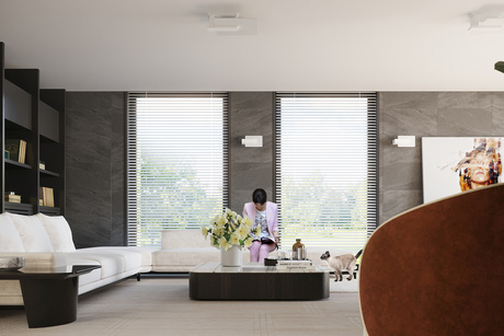 Ceiling lamp LAPPO white + 2x LED Bulb E27 3000K Warm 7,5W 620lm