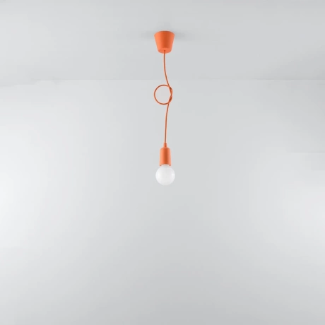 Pendant lamp DIEGO 1 orange