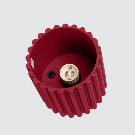 Ceiling lamp AURA 1 burgundy GU10