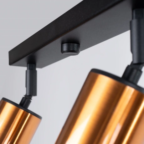 Ceiling lamp WINX 4L black/cooper