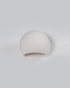 Wall ceramic lamp GLOBE white + 1x LED Bulb E27 4000K Cool White 7,5W 650lm