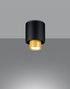Ceiling lamp NESI black + 1x LED Bulb GU-10 4000K Cold 7W 530lm