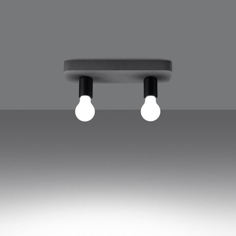 Ceiling lamp TAVO 2 + 2x LED bulb E27 3000K 7W 760lm