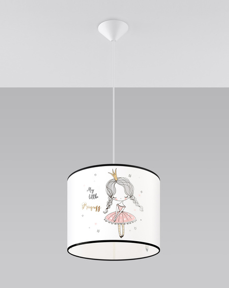 Pendant light PRINCESS 30 + 1x LED Bulb E27 3000K Warm 7.5W 620lm