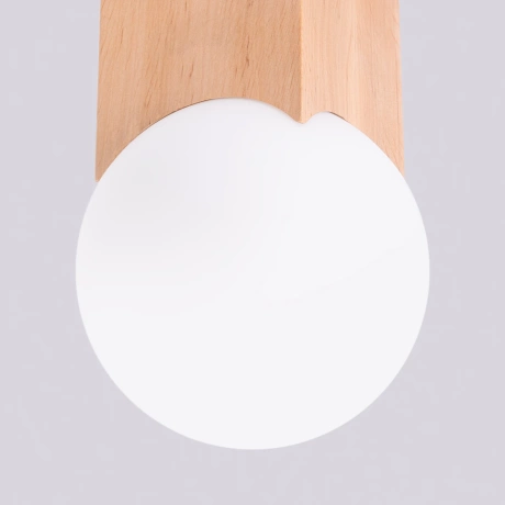 Ceiling lamp SOLIS natural wood